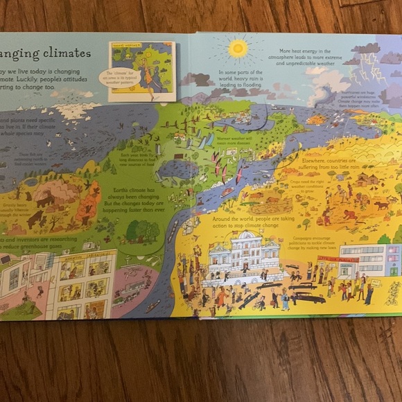 Usborne Flap Book See Inside Planet Earth - Picture 10 of 11